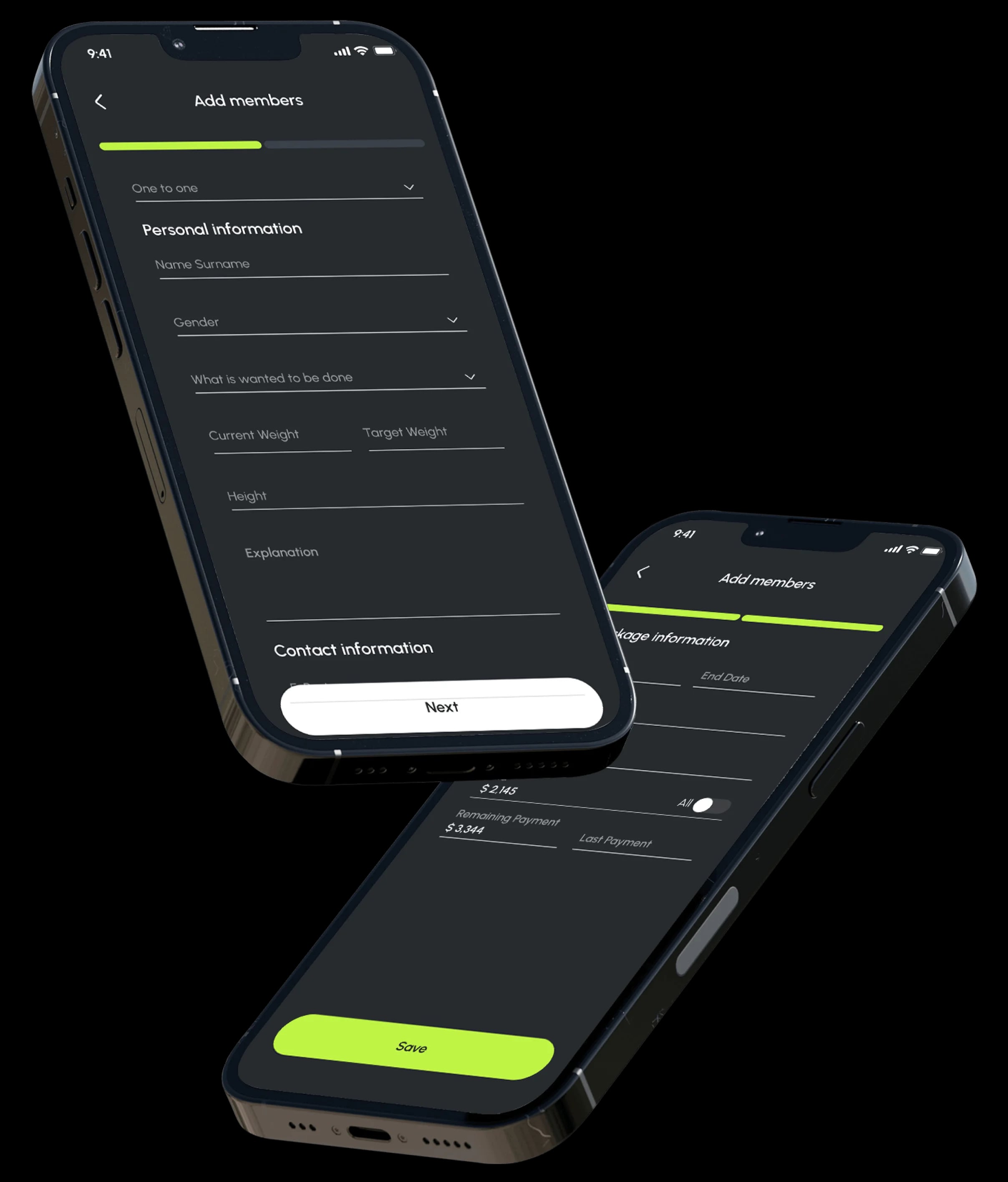 Fast Member Registration - Fast member registration with Plan4m is now very easy! When creating a new member, you can enter member information in just a few steps and experience the privilege of programming your workouts immediately.